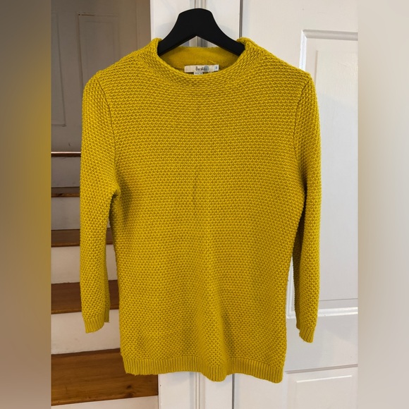 Boden Sweaters - Boden Mustard Crew Neck Sweater wool/cashmere M
